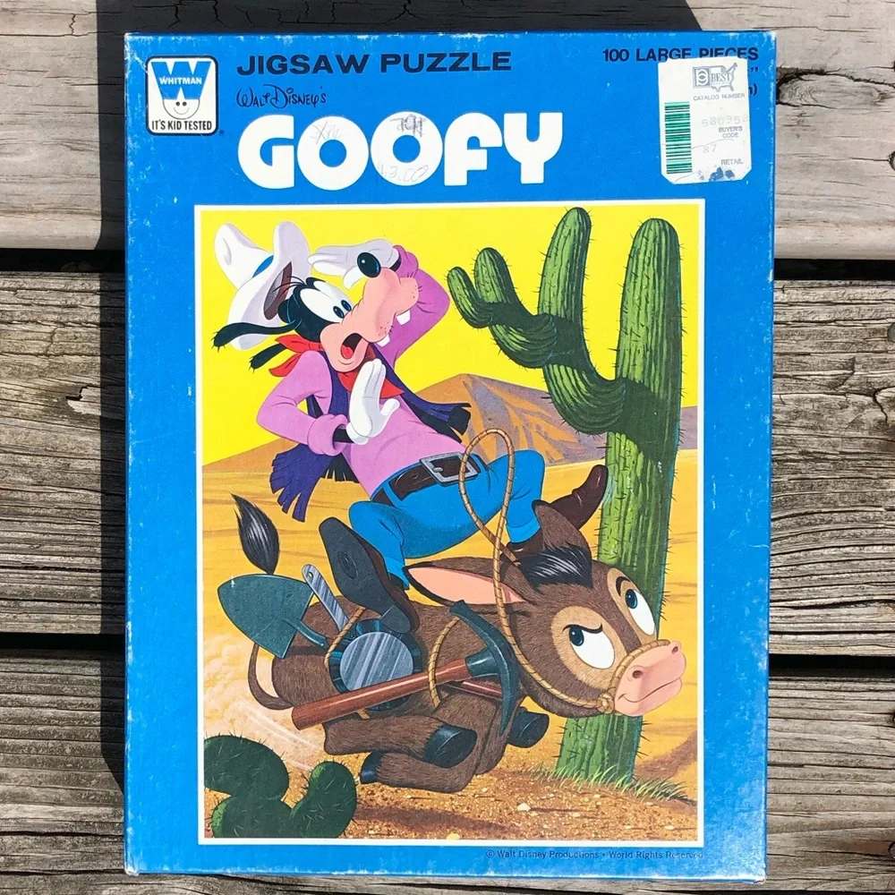 - ‘Cowboy Goofy’ 100 Pc Puzzle! EUC!